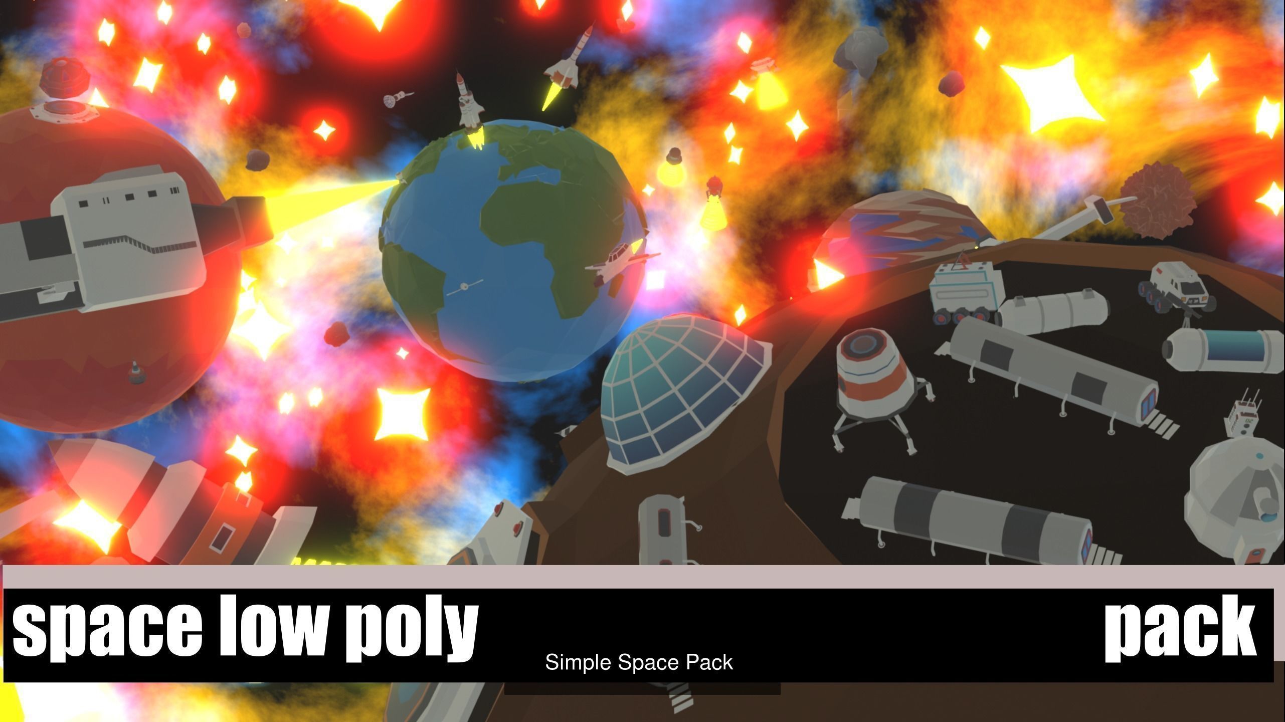 Low Poly Pack All  Assets CGmano 3D Model Collection_48