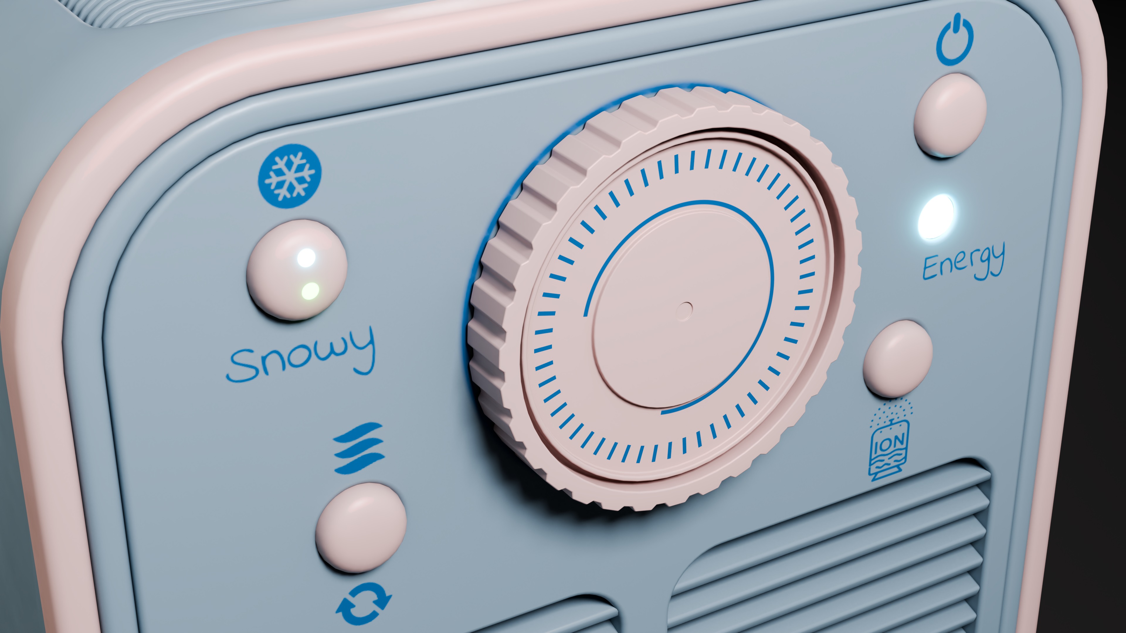 Ionizer Low-poly 3D model_1