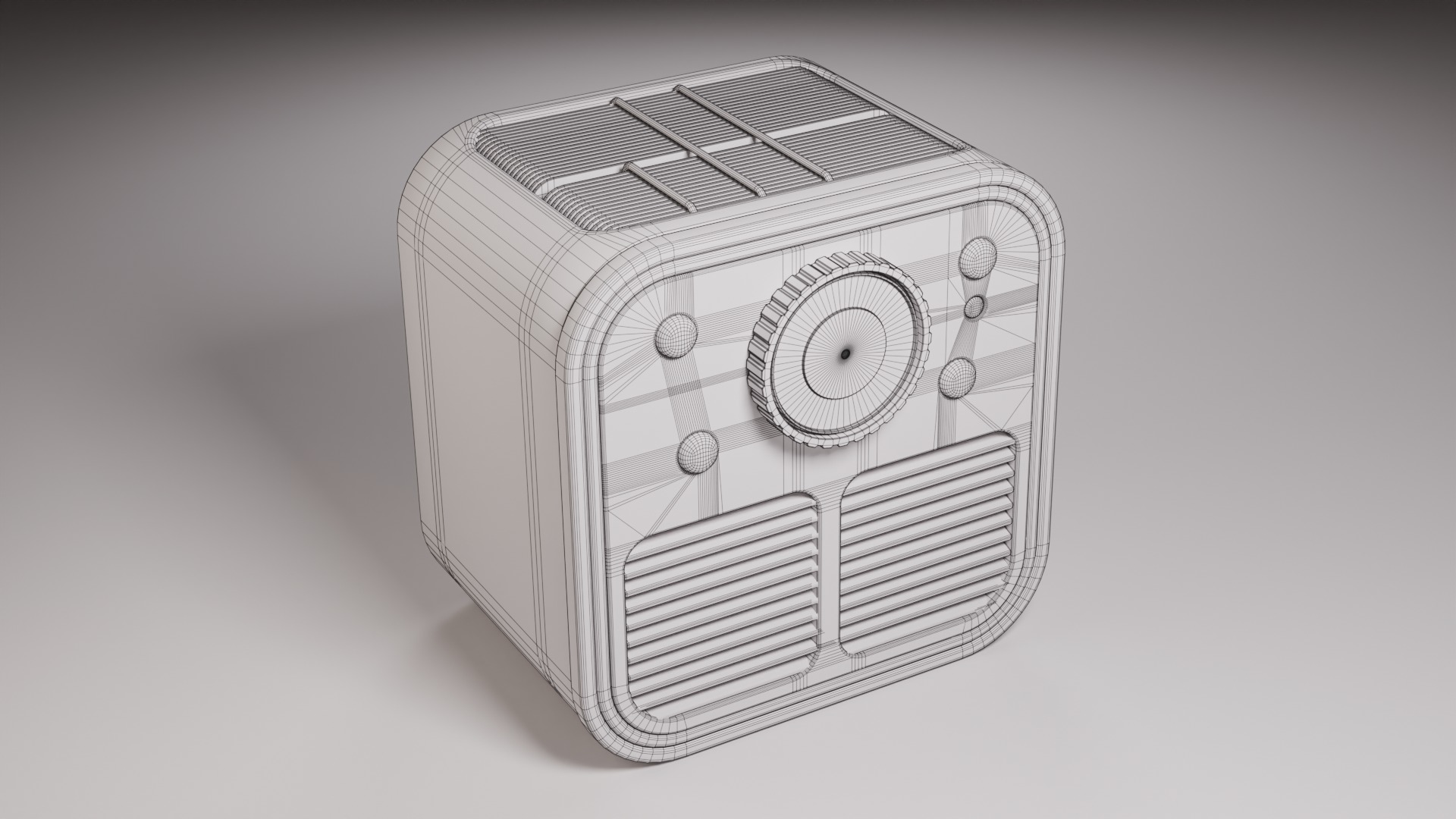 Ionizer Low-poly 3D model_6