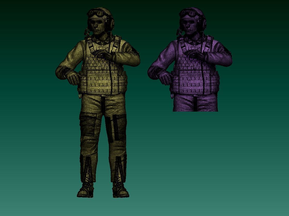 Abrams US tank soldier 3D print model_41