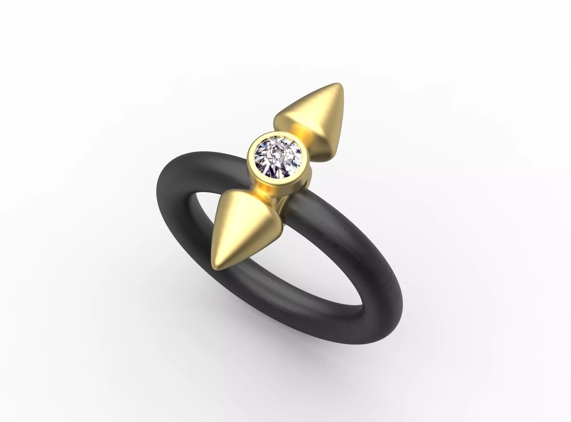 ring gold 3D print model