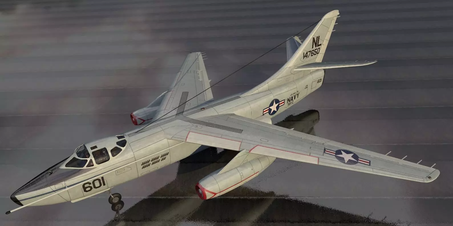 Douglas A-3B Skywarrior 3D model