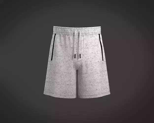 Mens shorts with zipper pockets