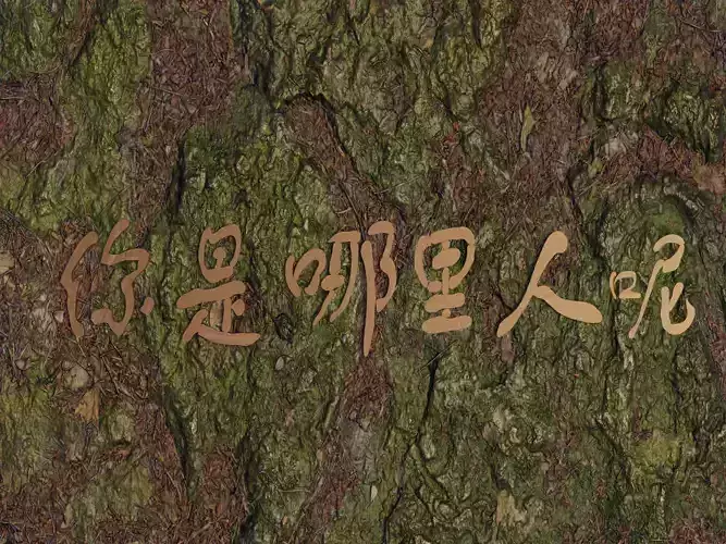 Chinese text for teaching language tutorial  Low-poly 3D model