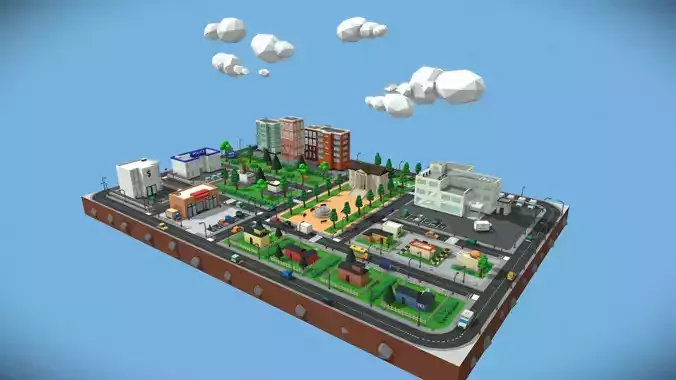Lowpoly City