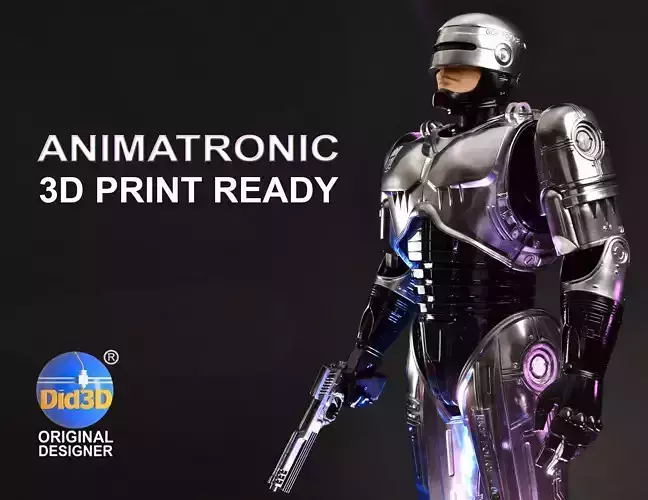 ROBOCOP Animatronic Did3D 62cm  3D print model