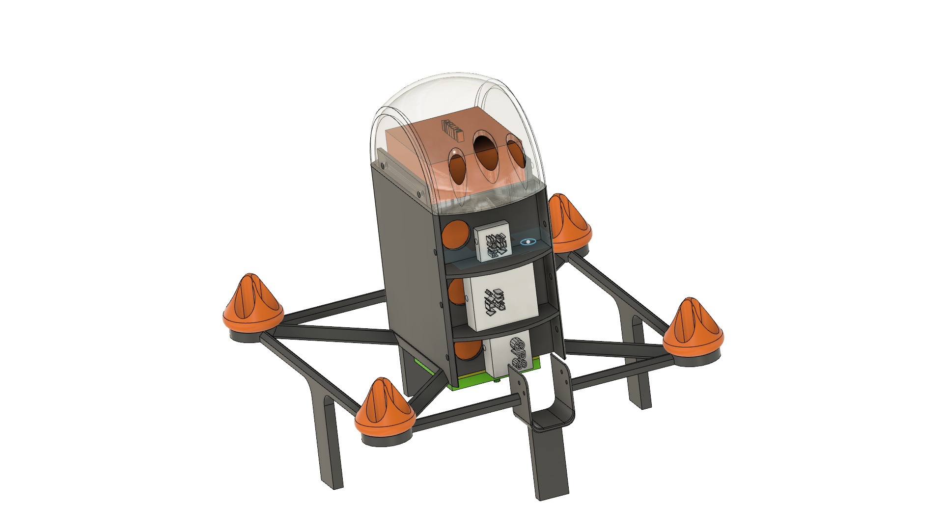 DRONE CAPSULA1 3D print model_1