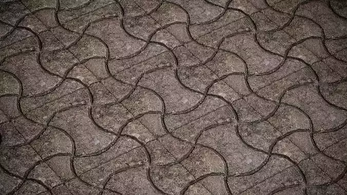 Photorealistic Old Brick Wall Texture