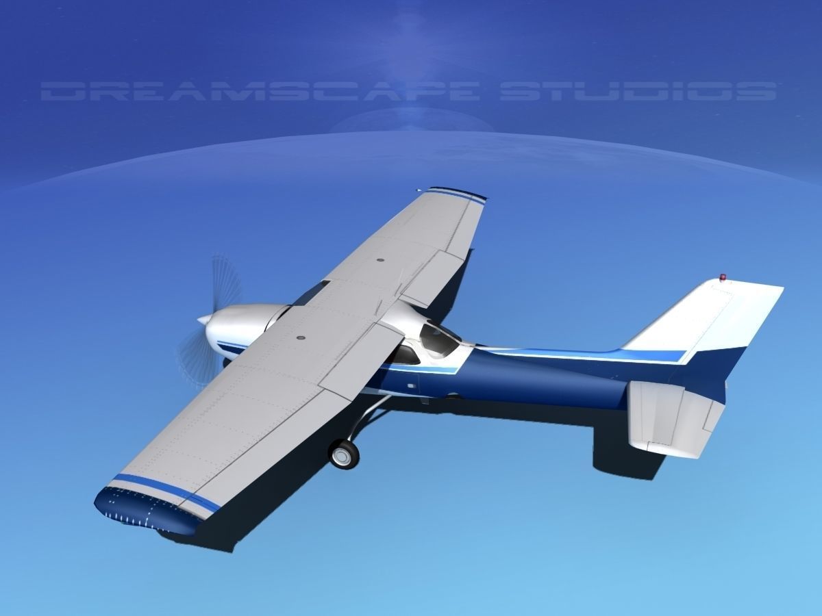 Cessna 172RG Cutlass V01 3D model_8