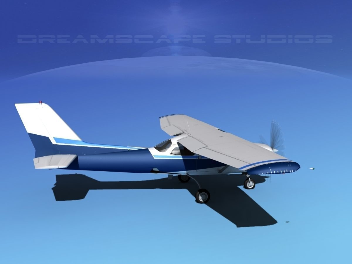 Cessna 172RG Cutlass V01 3D model_4