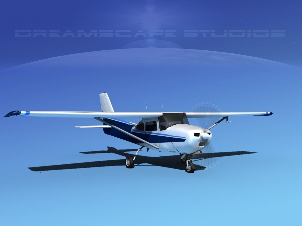 Cessna 172RG Cutlass V01 3D model_2