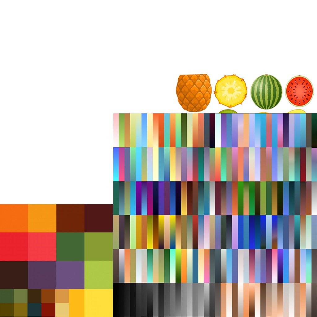 Low Poly Fruit Pack High Quality with Shared Texture Low-poly 3D model_7