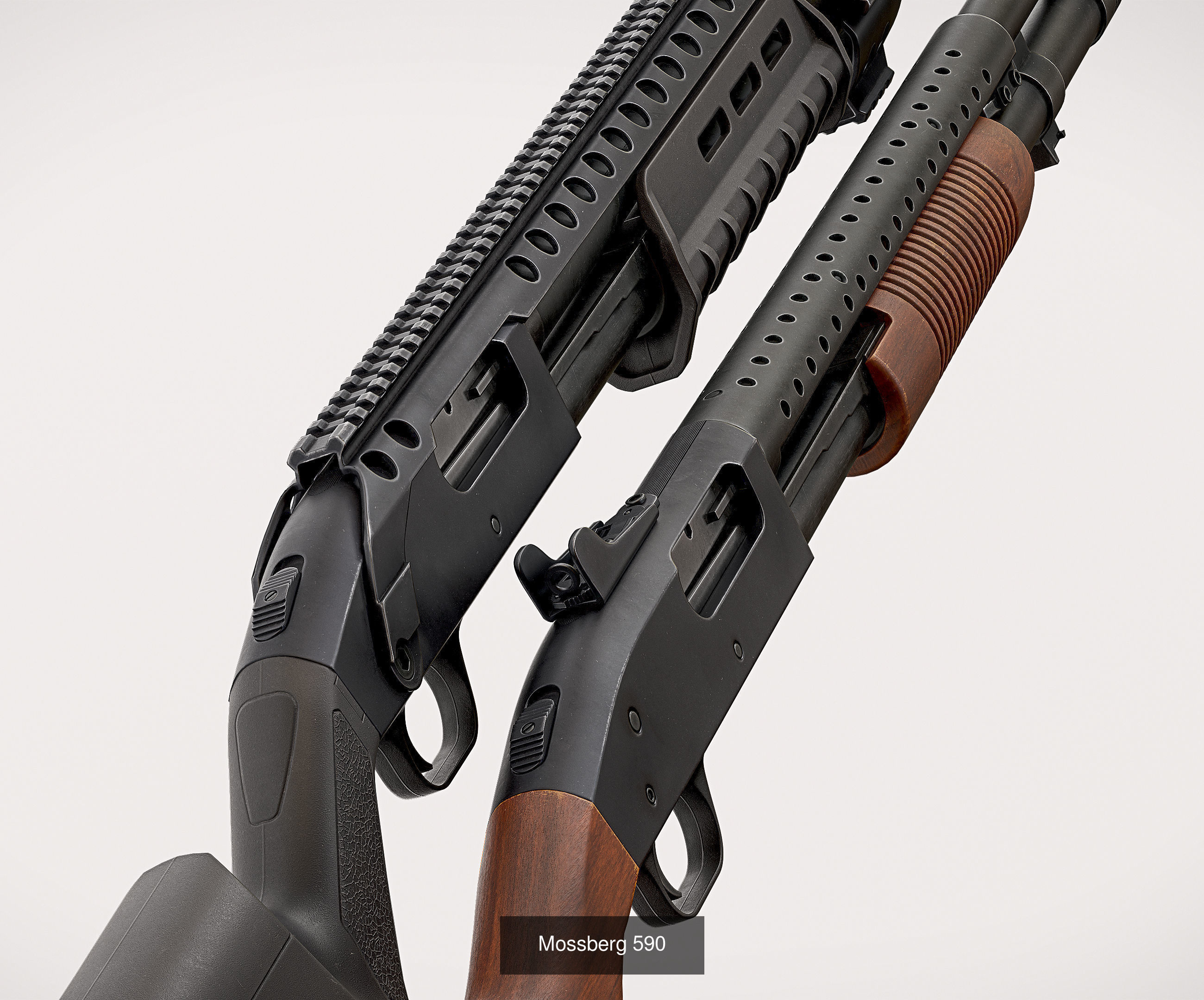Shotguns pack 3D Model Collection_2