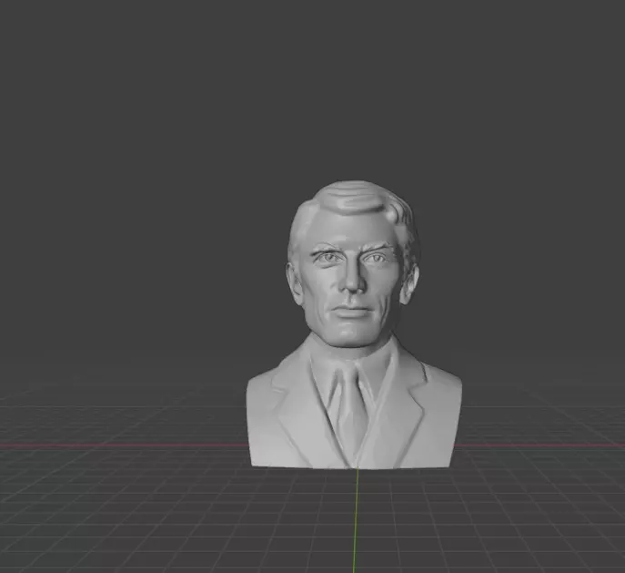 Gregory Peck 3D print model_0
