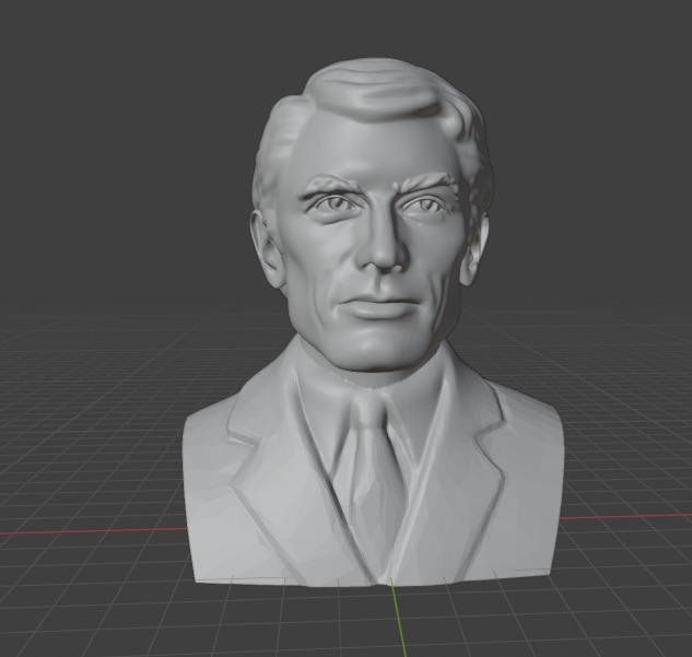 Gregory Peck 3D print model_14