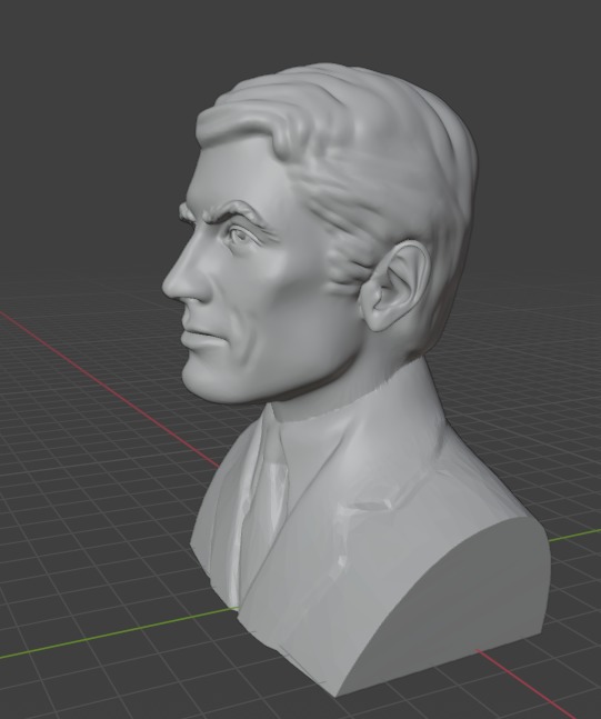 Gregory Peck 3D print model_4
