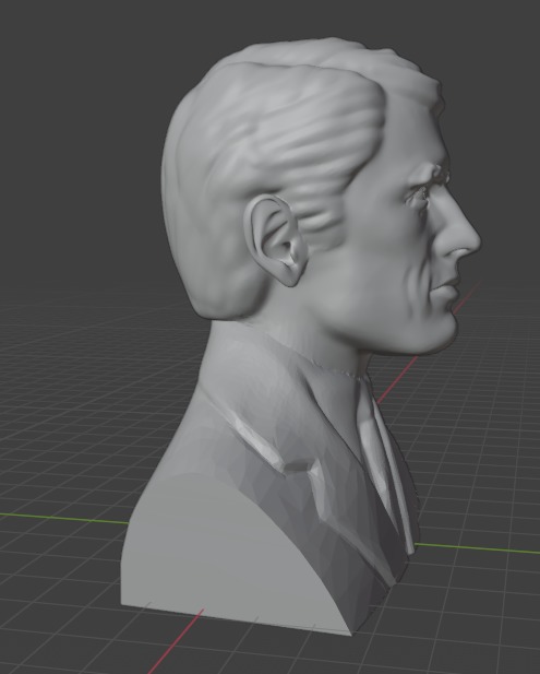 Gregory Peck 3D print model_9