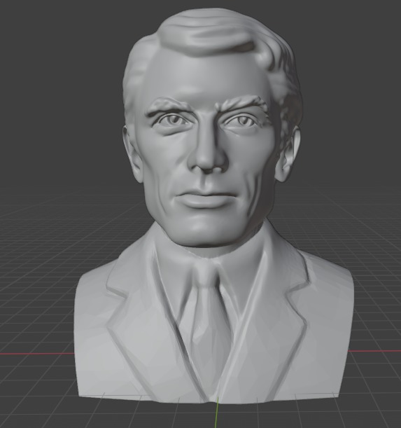 Gregory Peck 3D print model_17