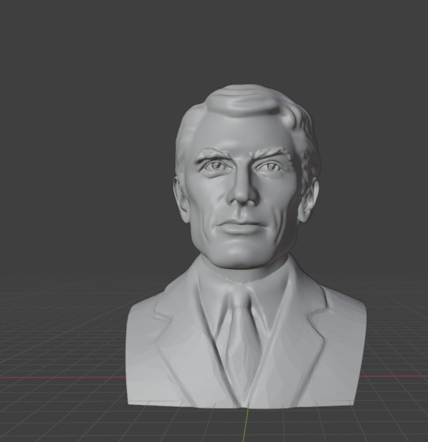 Gregory Peck 3D print model_1