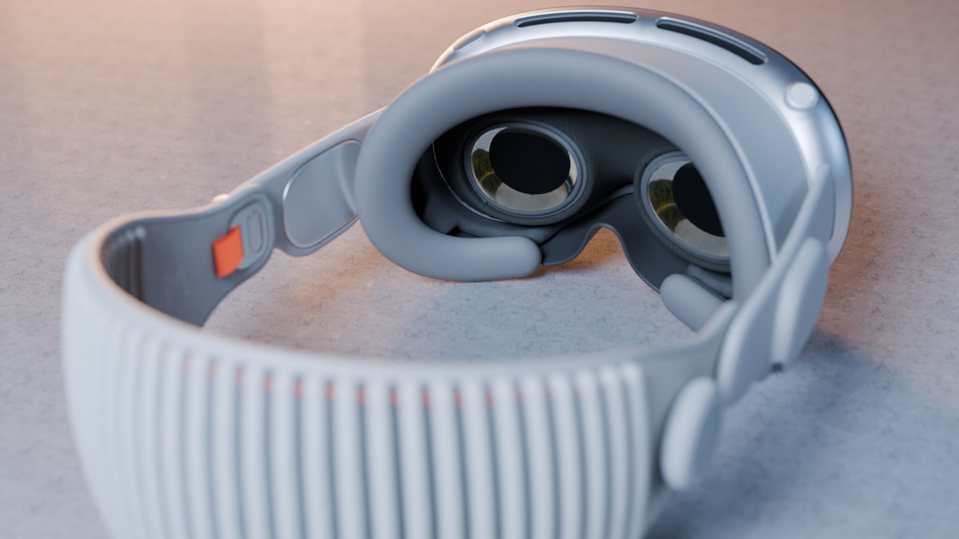 Apple Vision Pro Low-poly 3D model_3