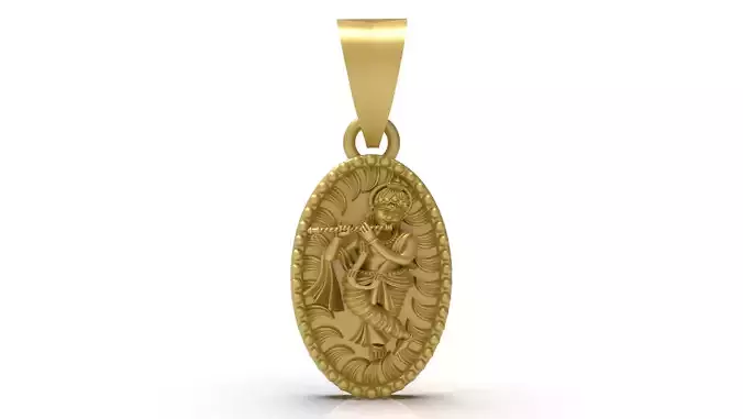 Lord Krishna Pendant - 006 