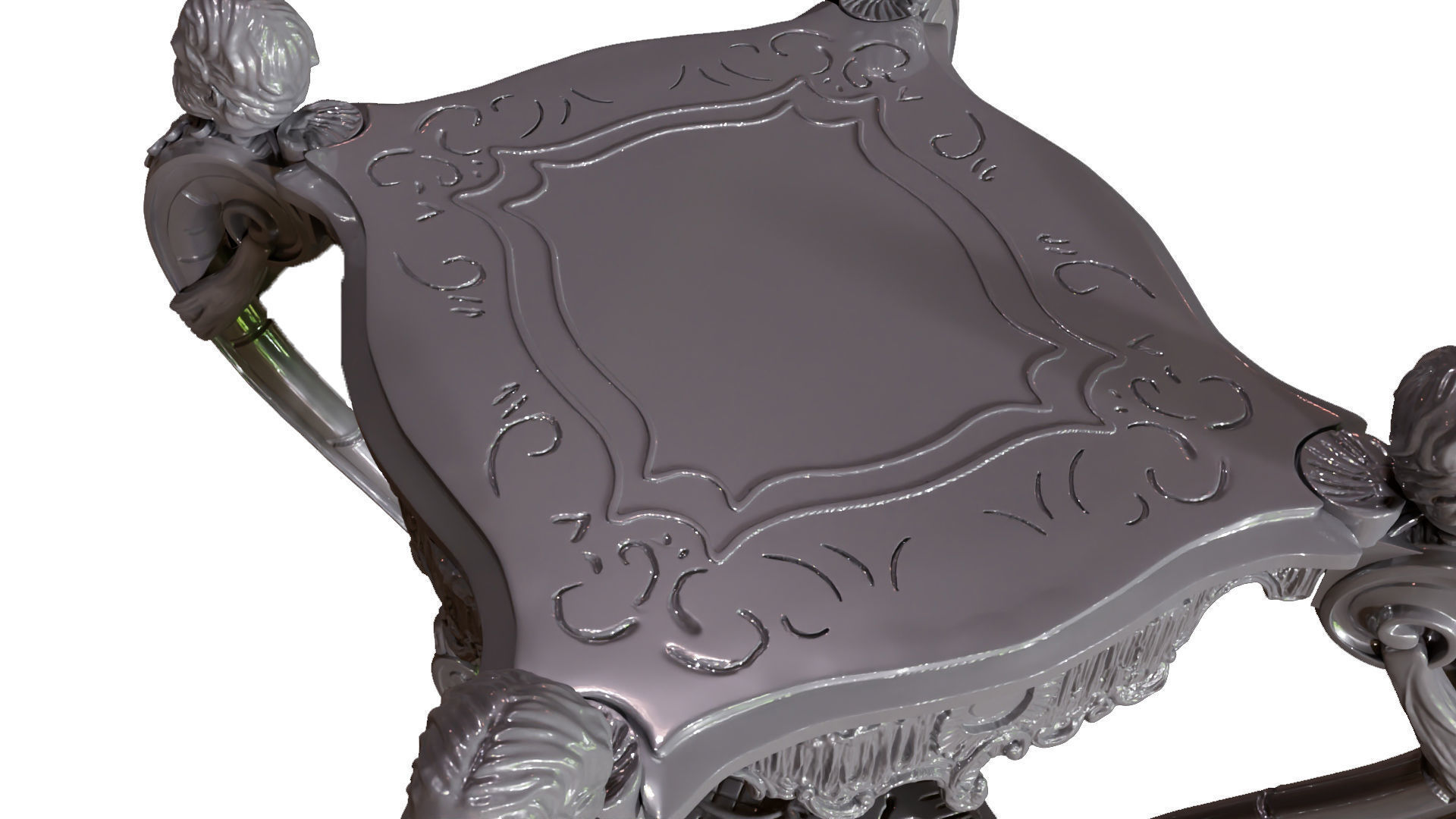 Teapoy Table 3D Model for Cnc and 3DPrint 3D print model_7