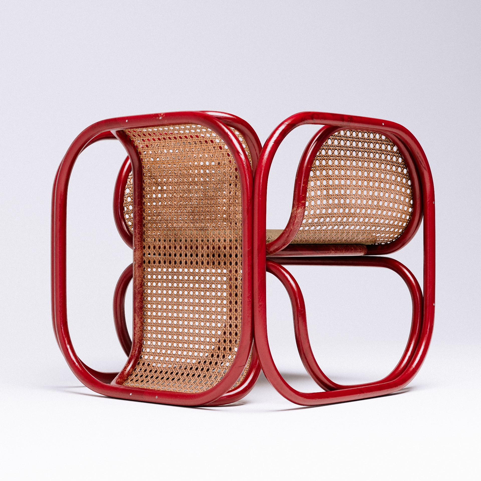 Embassy Cane Lounger Low-poly 3D model_5