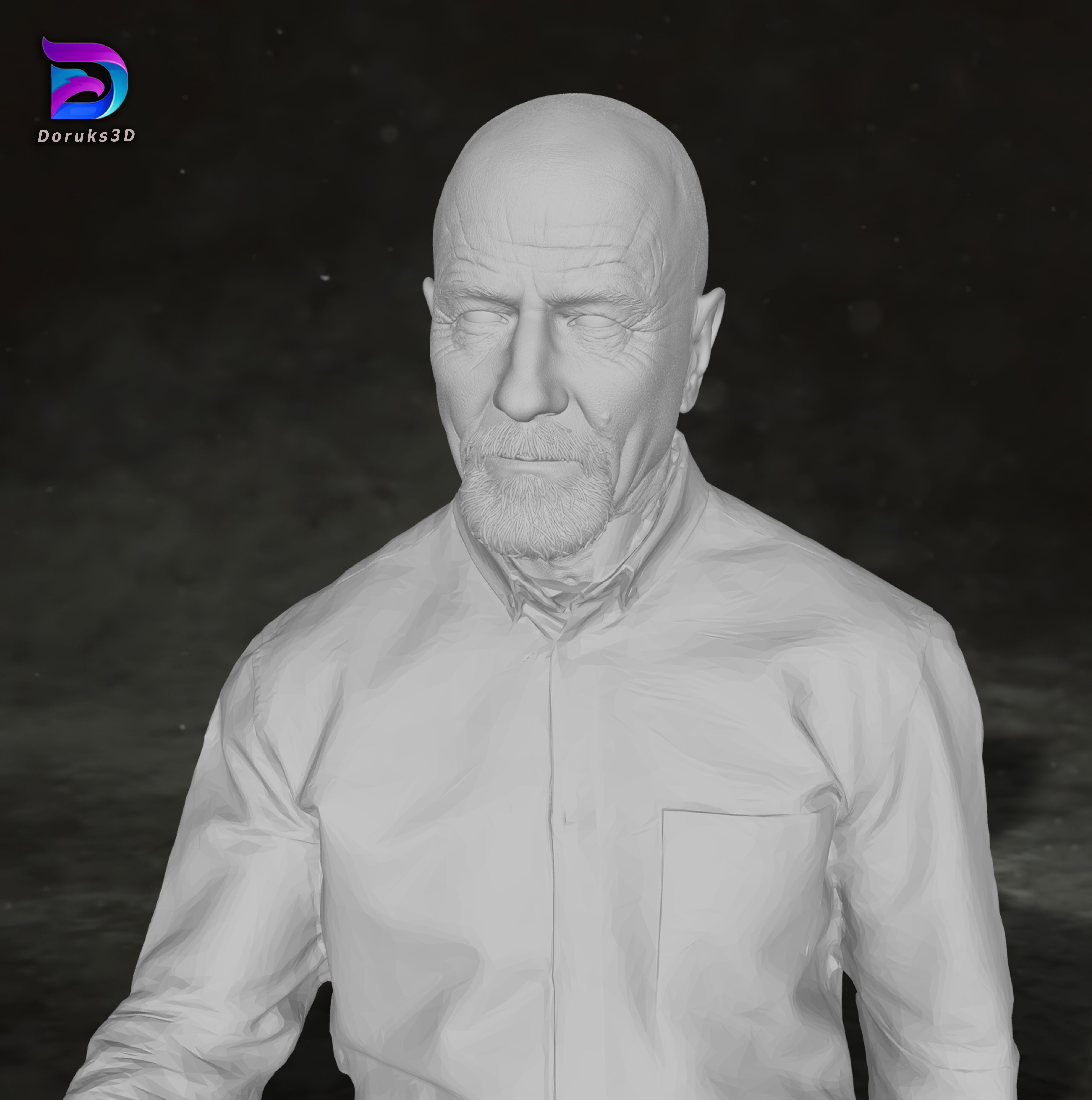 Breaking Bad Walter White Heisenberg Hank Figure 3D Print Model 3D print model_7