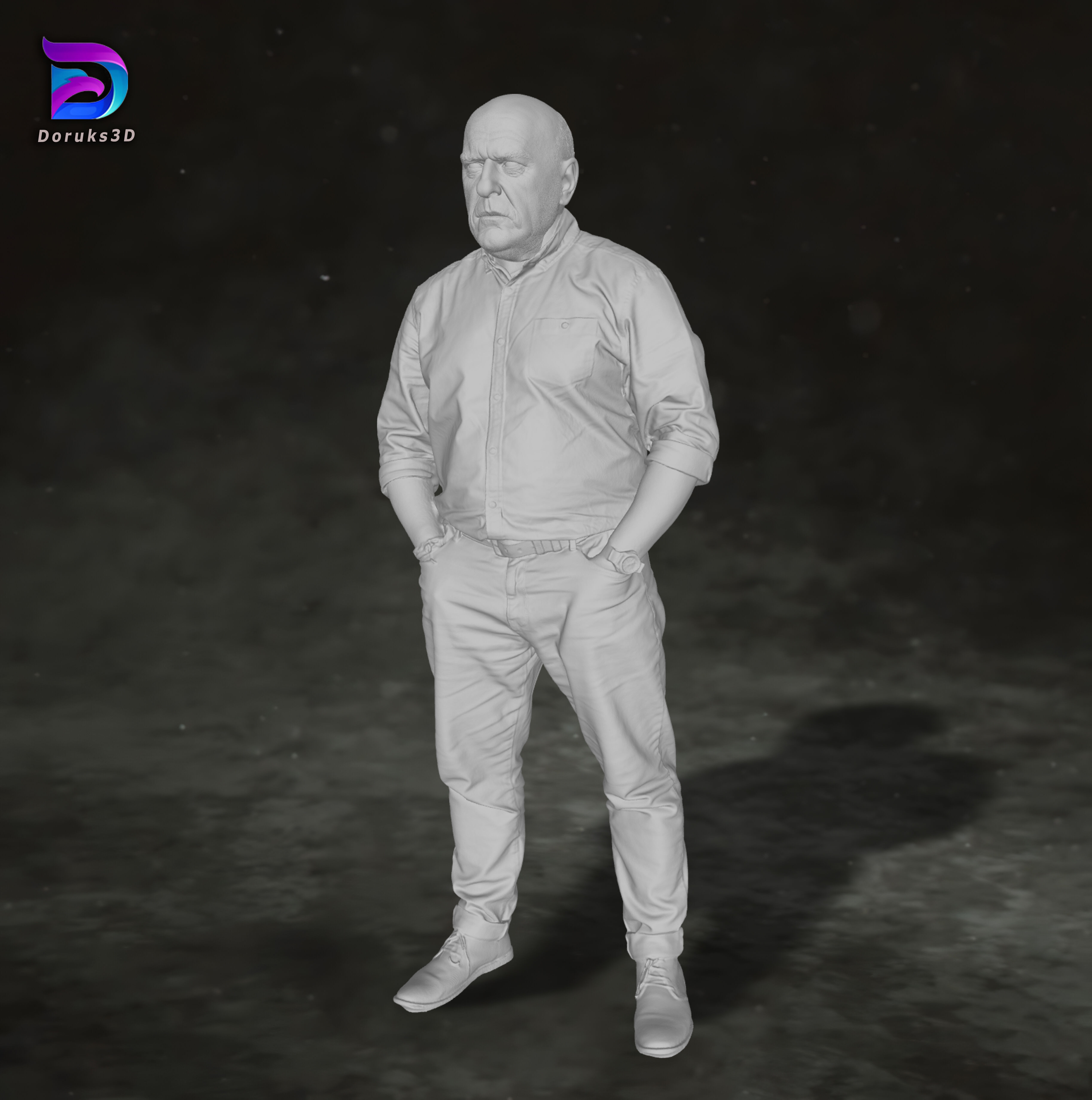 Breaking Bad Walter White Heisenberg Hank Figure 3D Print Model 3D print model_12