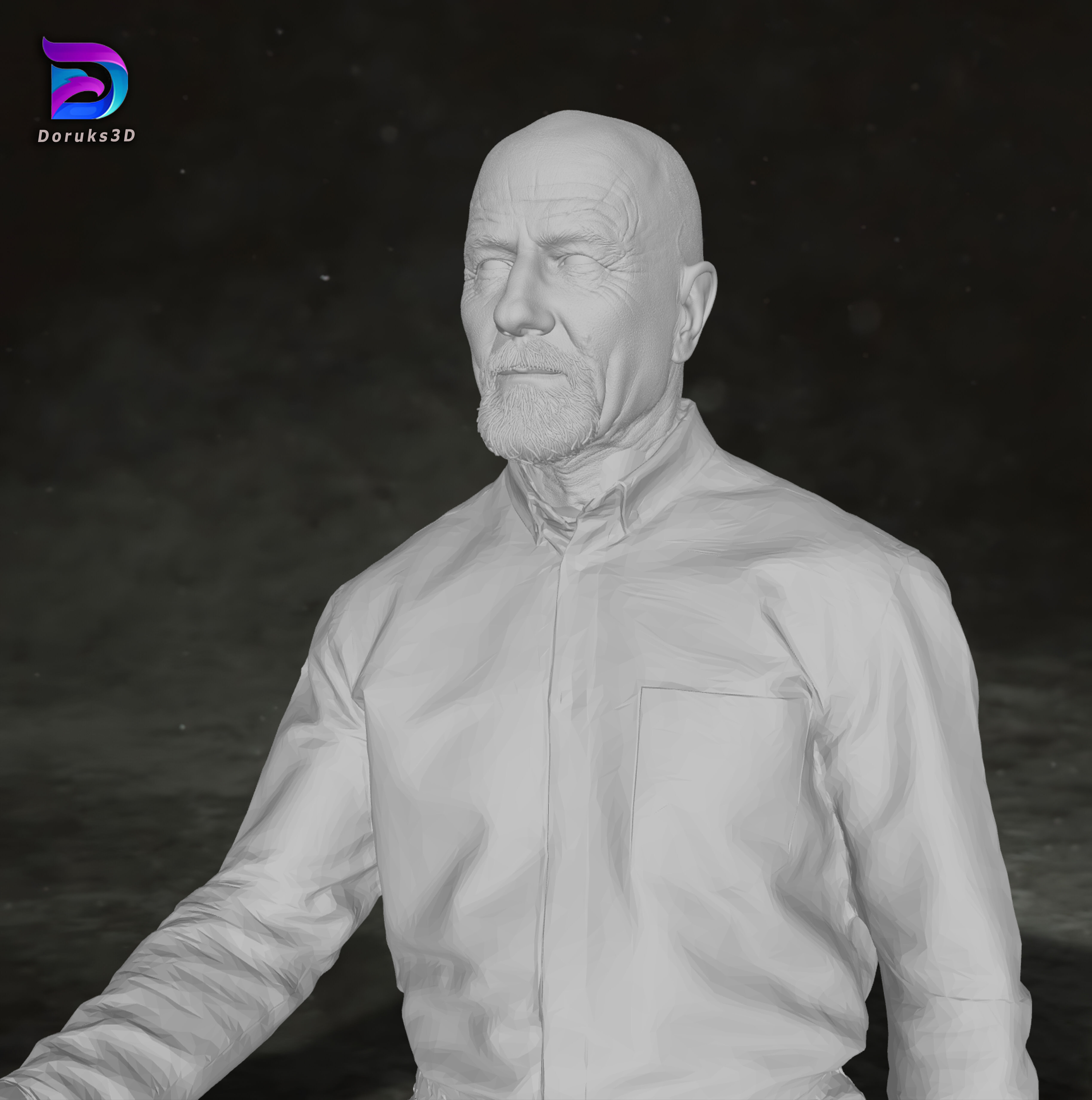 Breaking Bad Walter White Heisenberg Hank Figure 3D Print Model 3D print model_3
