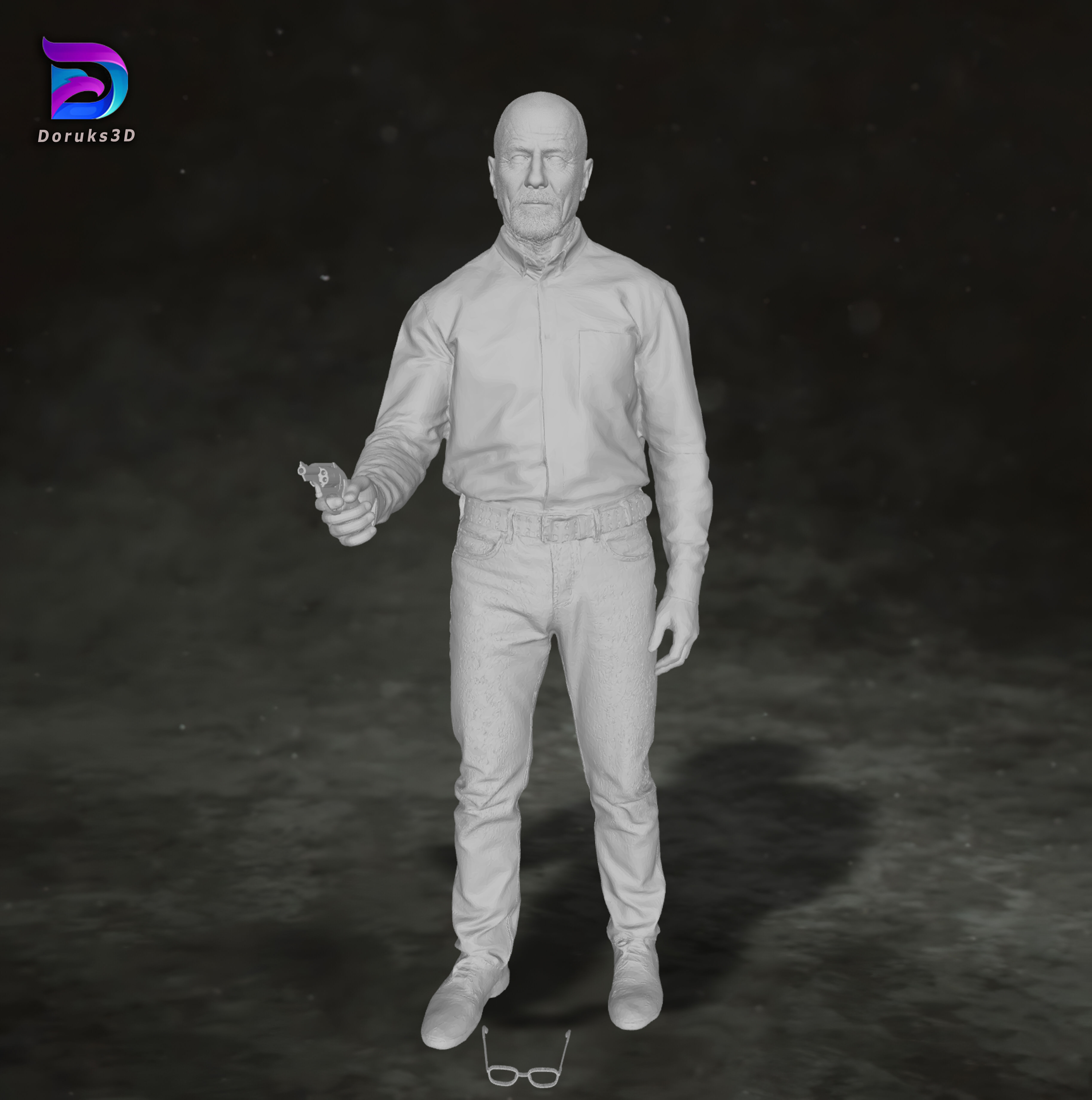 Breaking Bad Walter White Heisenberg Hank Figure 3D Print Model 3D print model_2