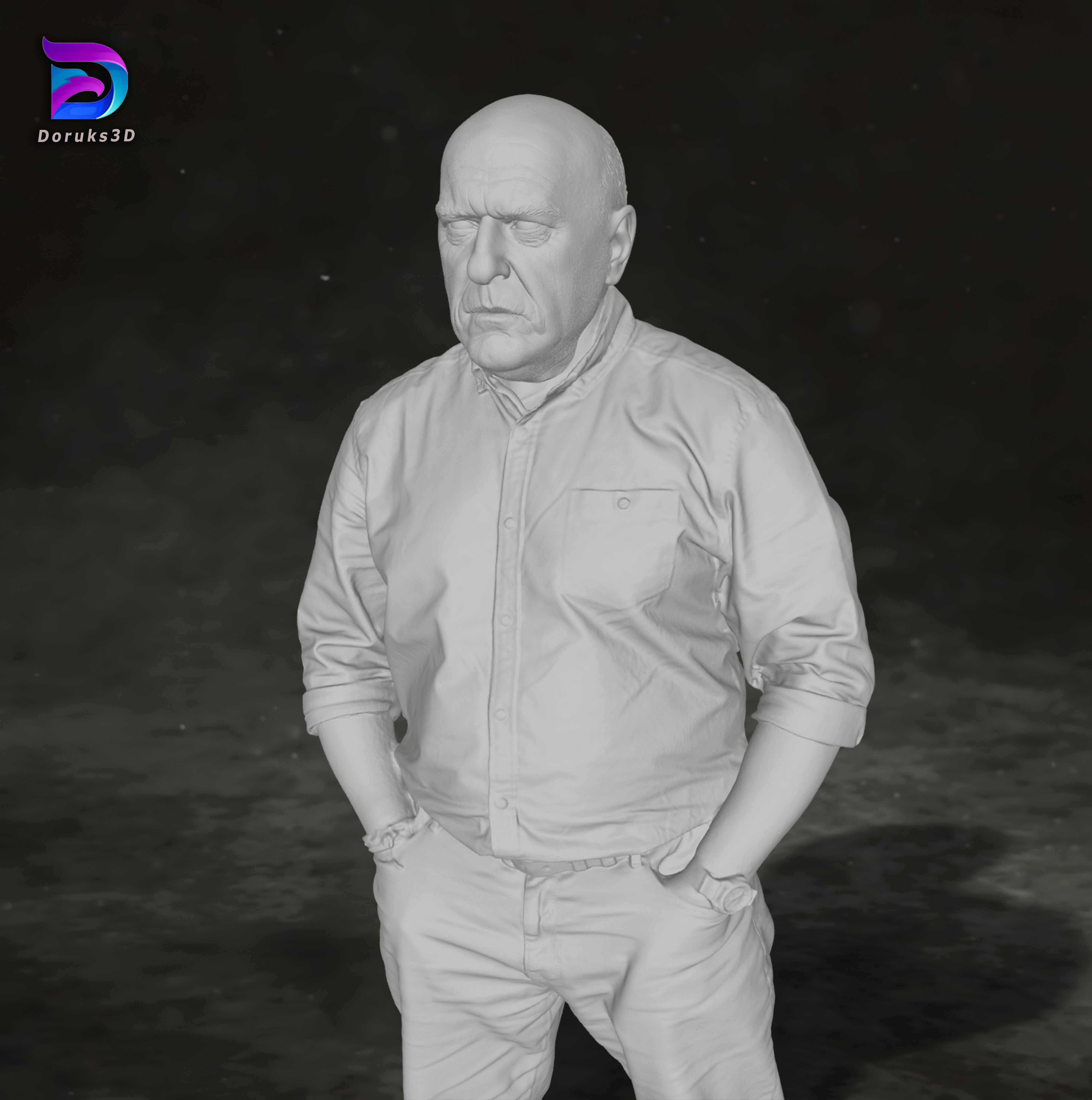 Breaking Bad Walter White Heisenberg Hank Figure 3D Print Model 3D print model_4