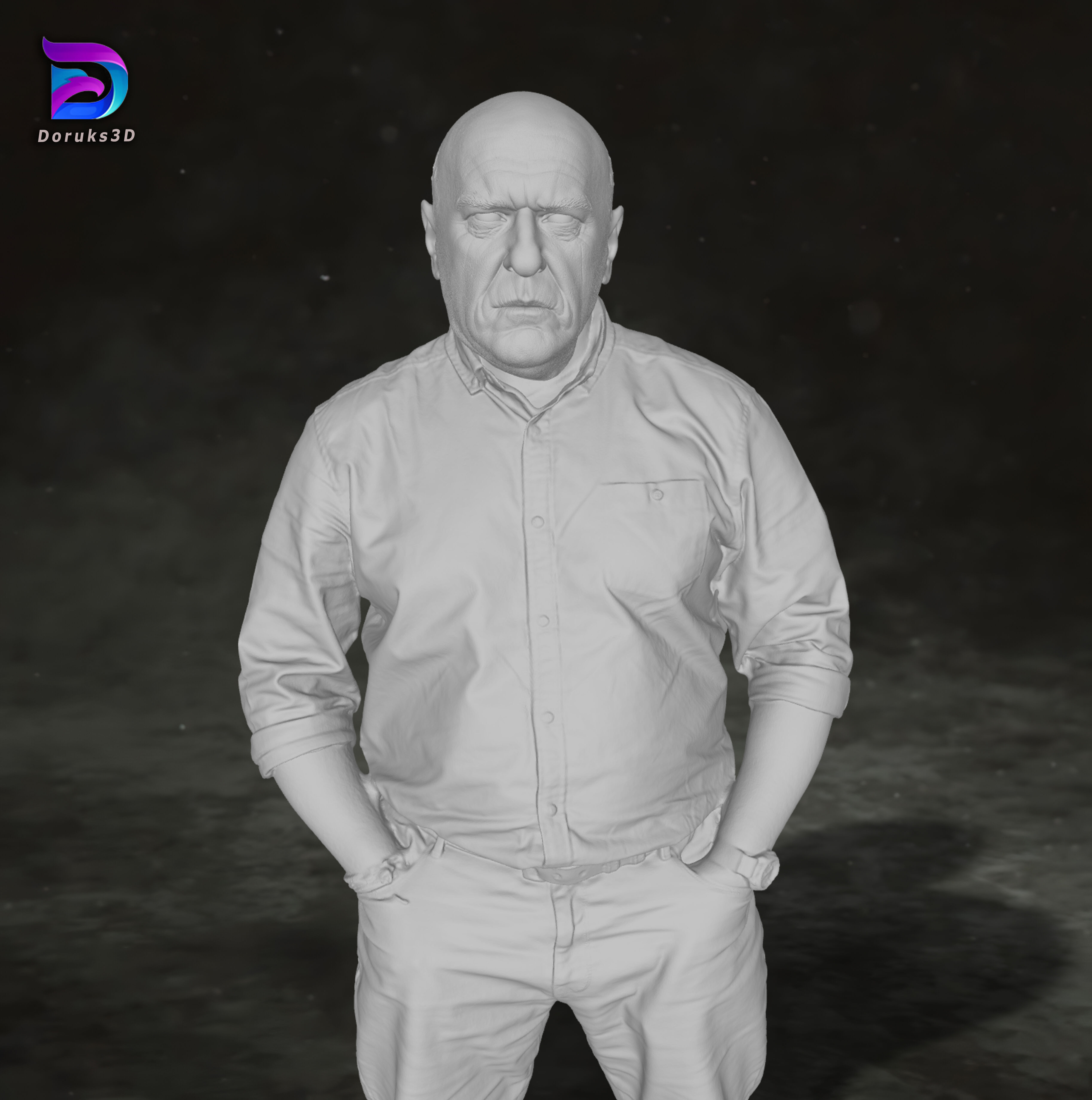 Breaking Bad Walter White Heisenberg Hank Figure 3D Print Model 3D print model_1
