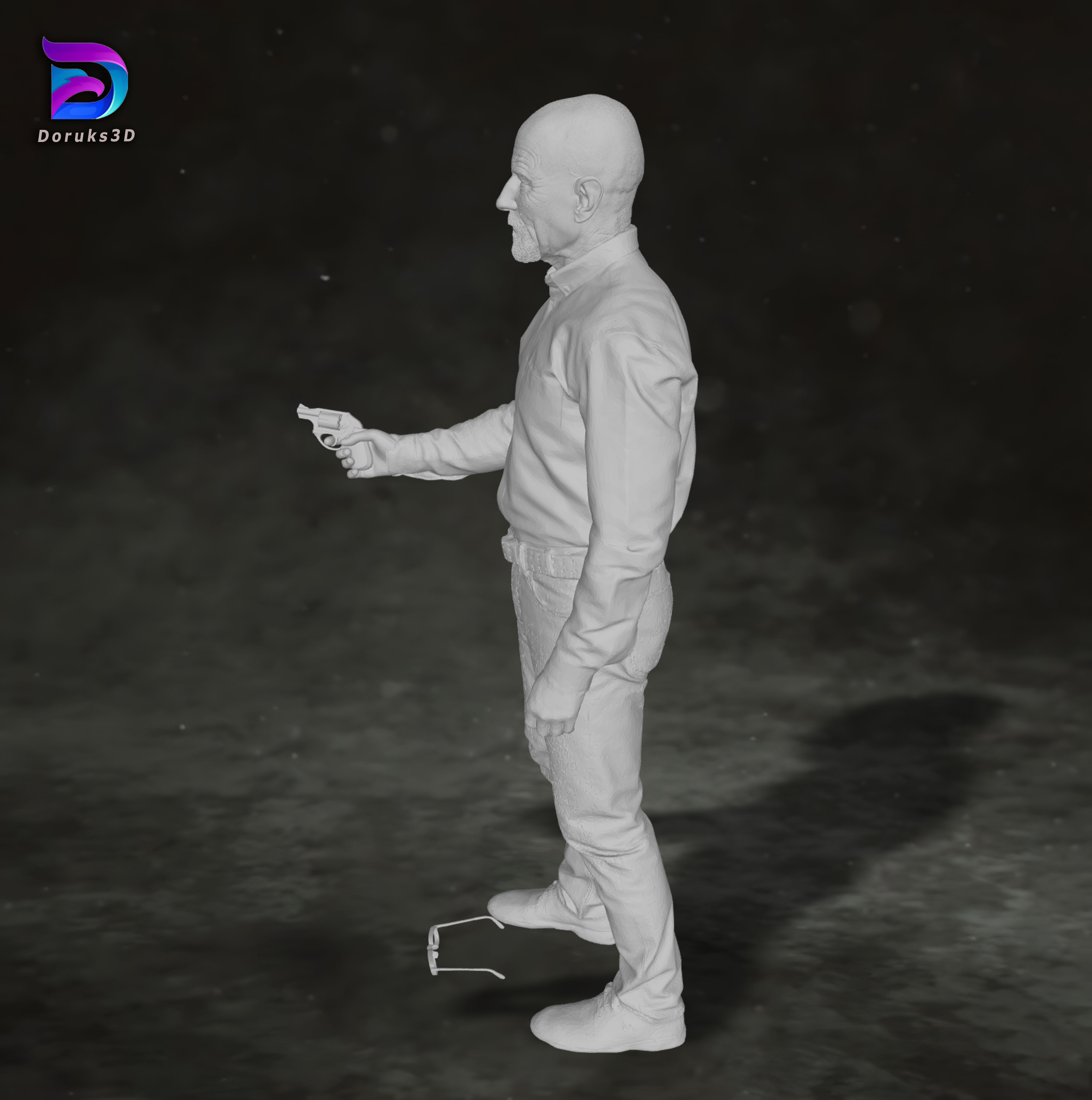 Breaking Bad Walter White Heisenberg Hank Figure 3D Print Model 3D print model_9