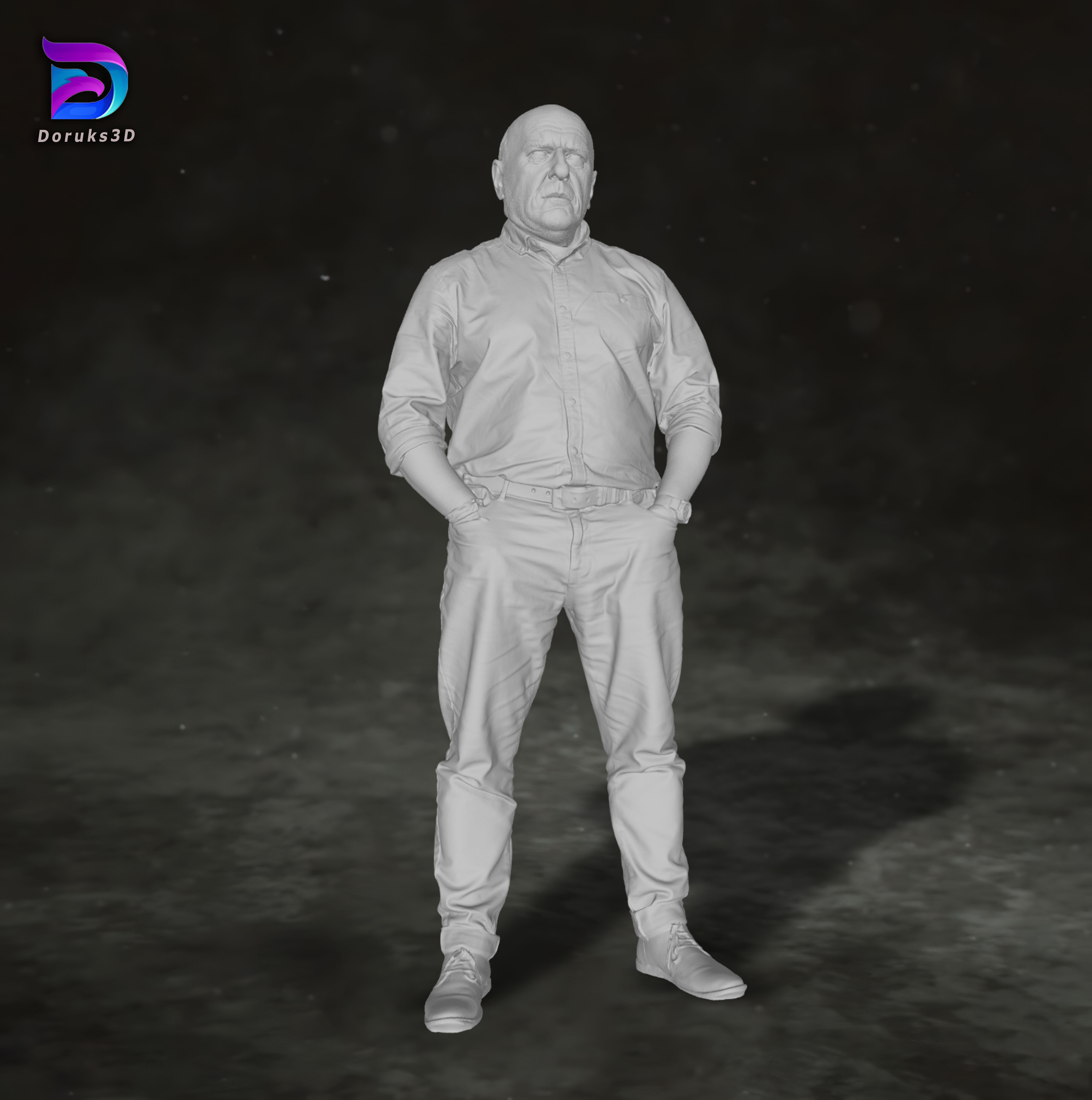 Breaking Bad Walter White Heisenberg Hank Figure 3D Print Model 3D print model_10