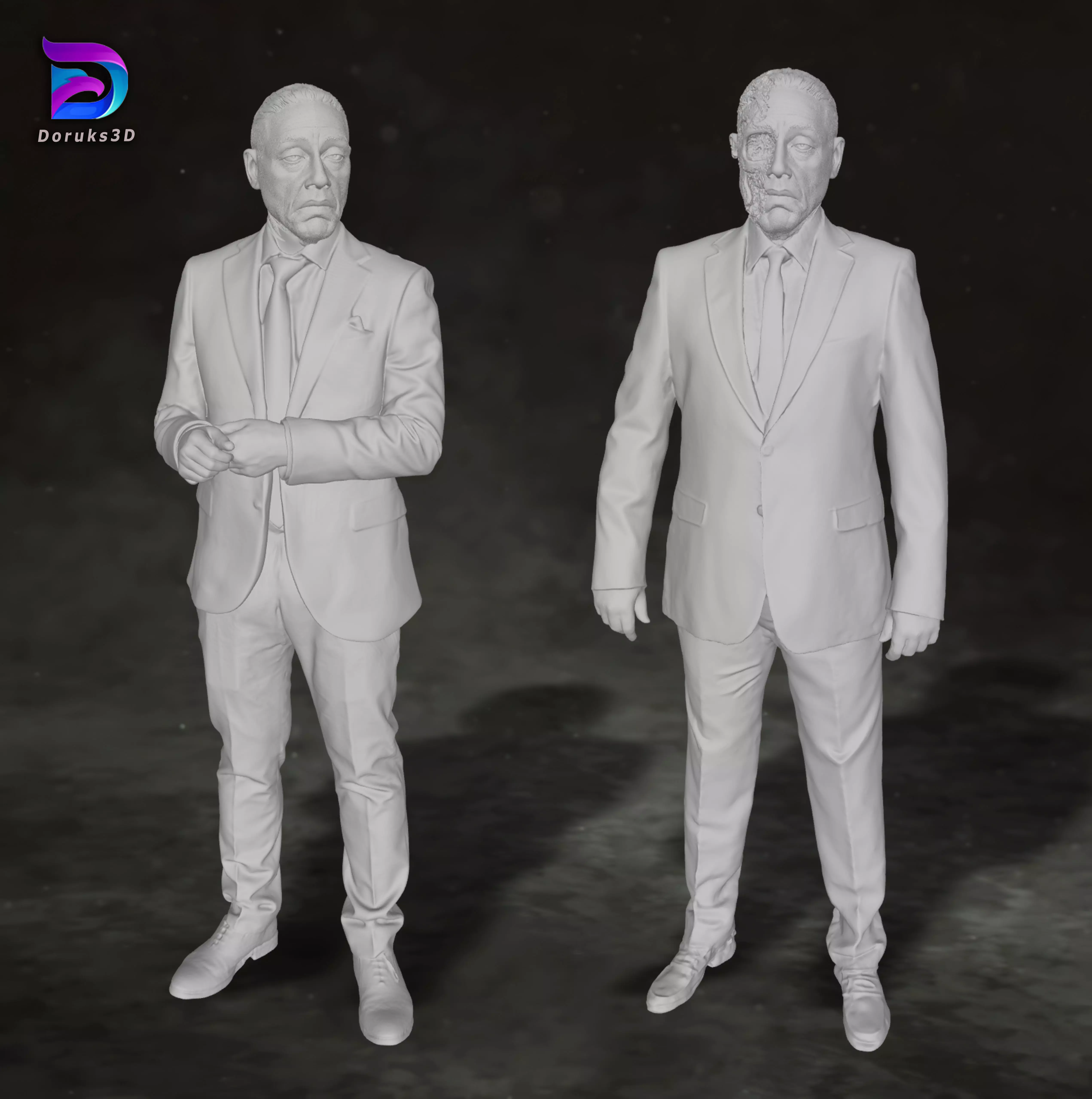 Breaking Bad Gustavo Fring Gus Figure Custom 3D Print Model 3D print model
