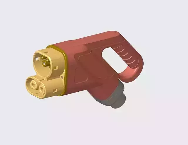 EV Charging plug - CCS2 3D print model