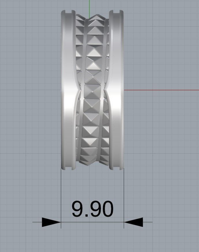 Bvlgari Ring  - B Zero1 3D print model_3