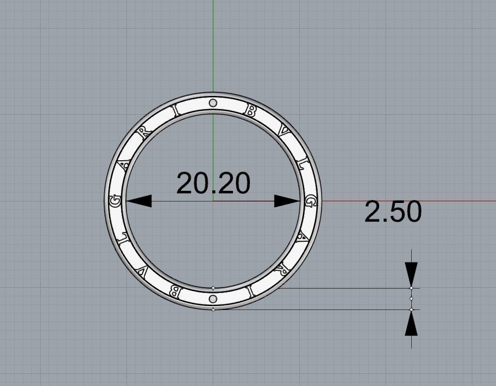 Bvlgari Ring  - B Zero1 3D print model_2