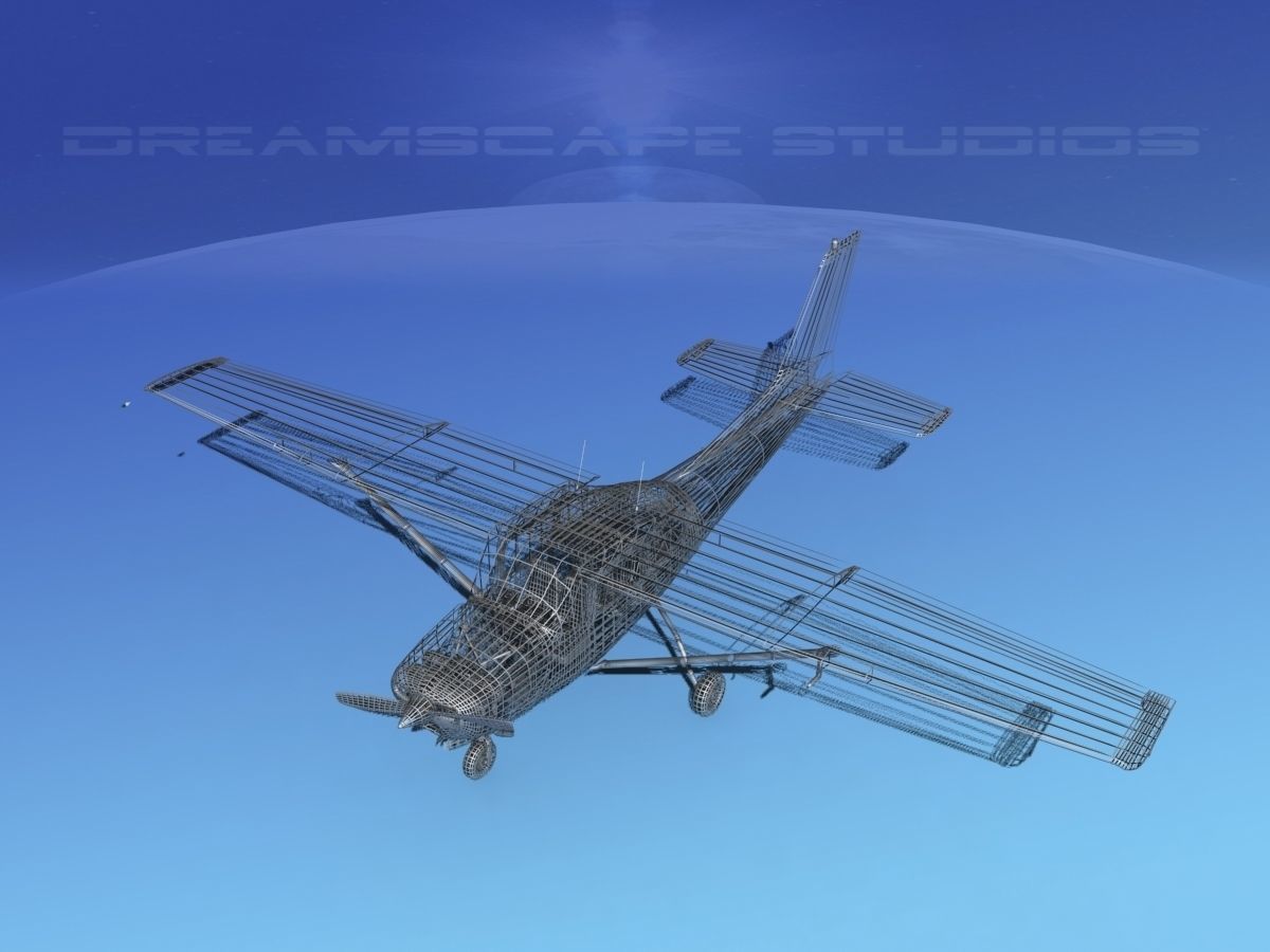 Cessna 172RG Cutlass V02 3D model_11