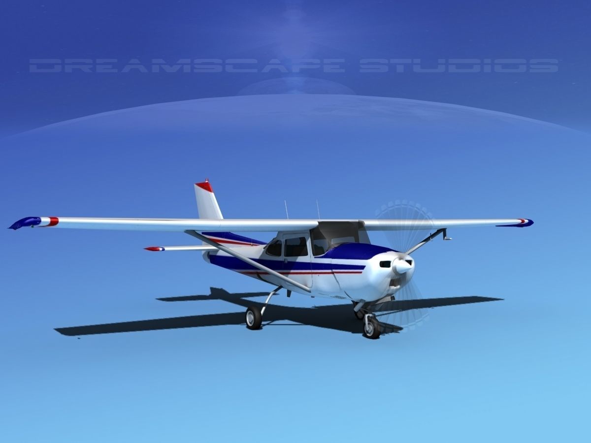 Cessna 172RG Cutlass V02 3D model_2