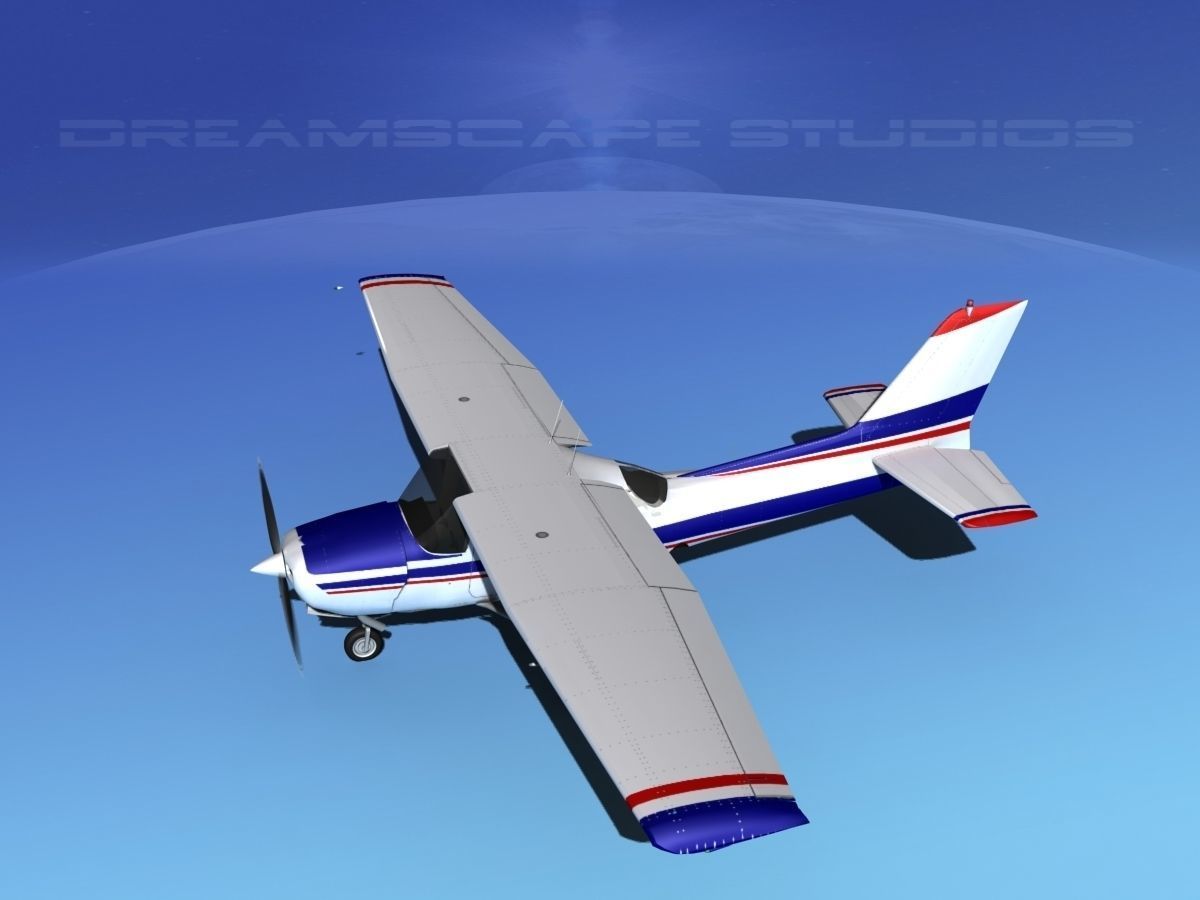 Cessna 172RG Cutlass V02 3D model_9
