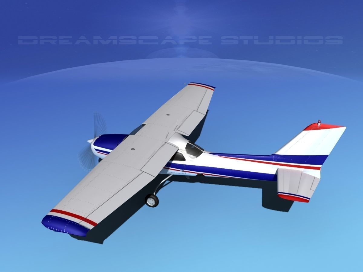 Cessna 172RG Cutlass V02 3D model_8