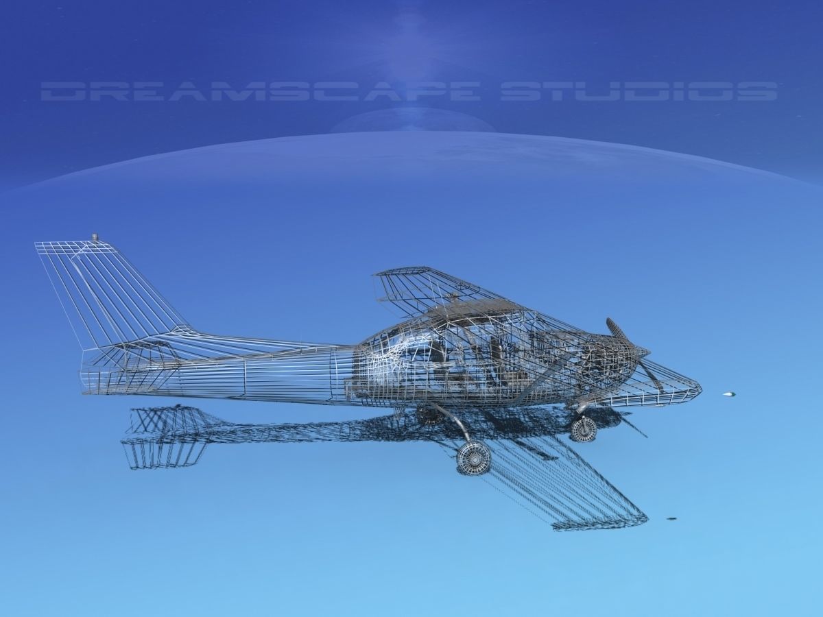 Cessna 172RG Cutlass V02 3D model_14