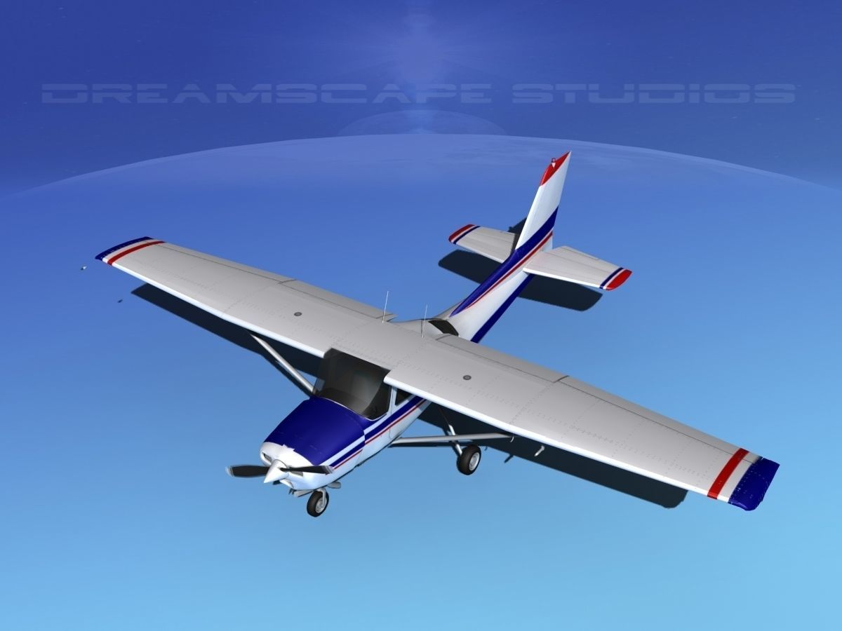 Cessna 172RG Cutlass V02 3D model_10