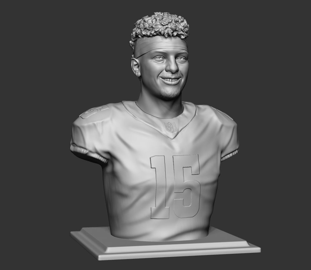 Patrick Mahomes 3D print model_17