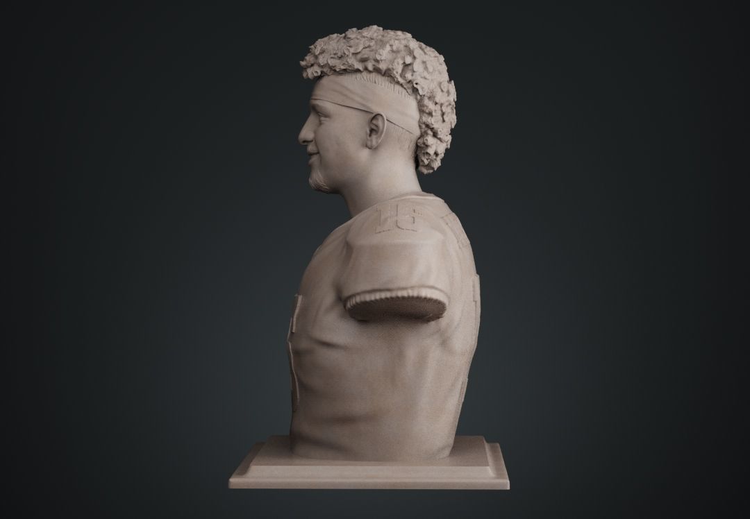 Patrick Mahomes 3D print model_2