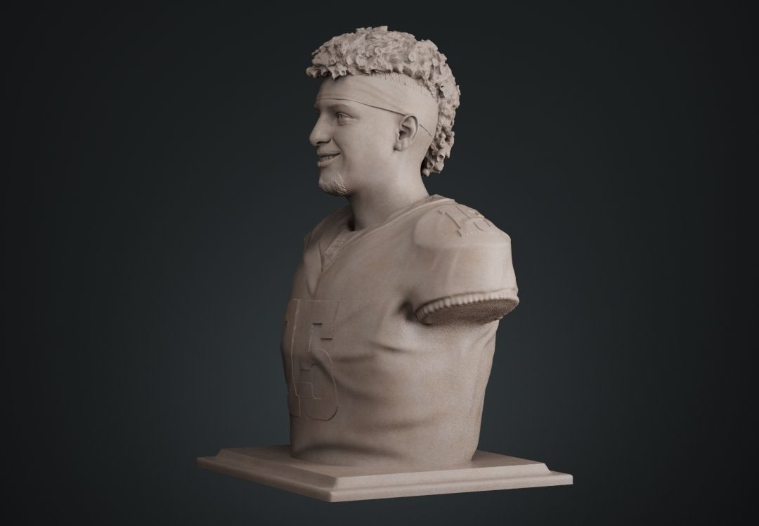 Patrick Mahomes 3D print model_3