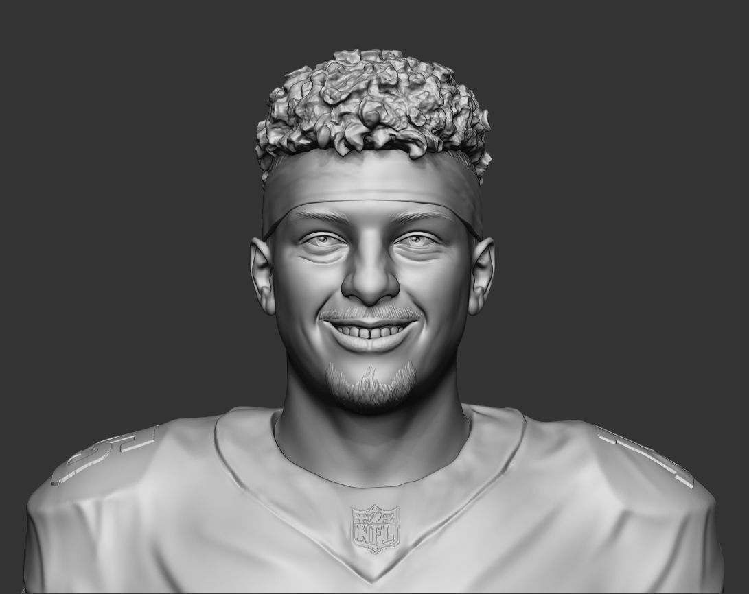 Patrick Mahomes 3D print model_23