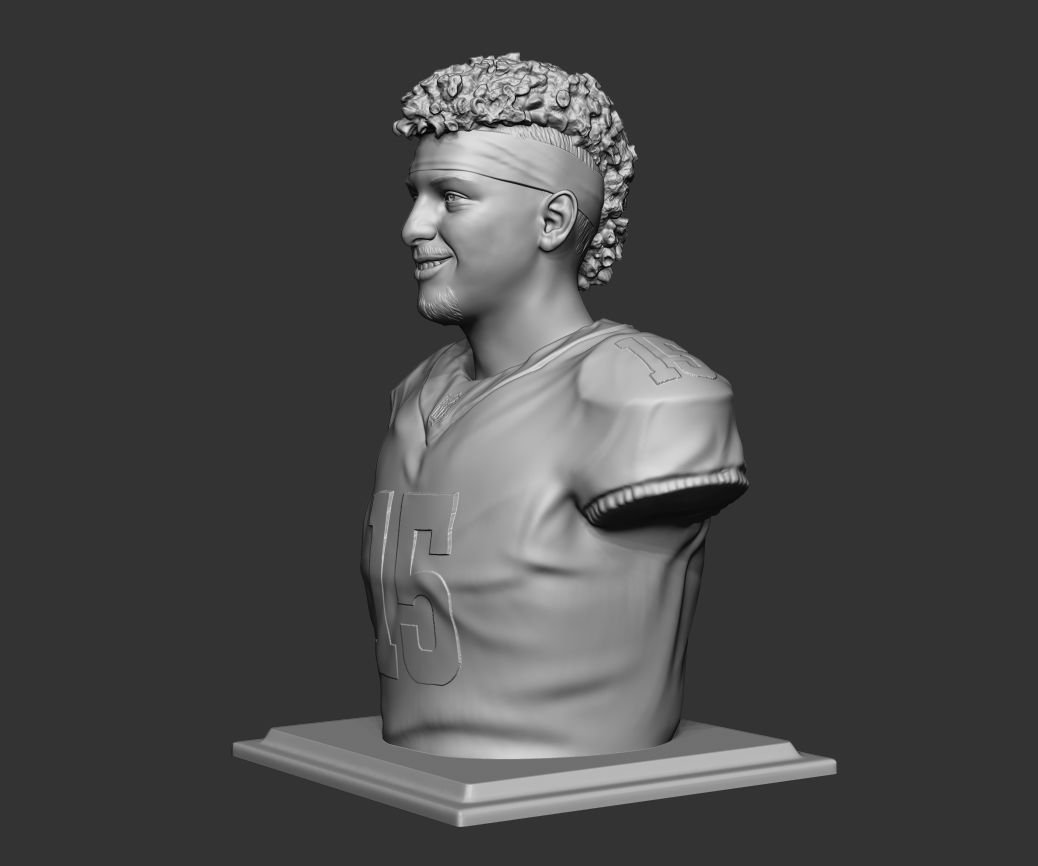 Patrick Mahomes 3D print model_15